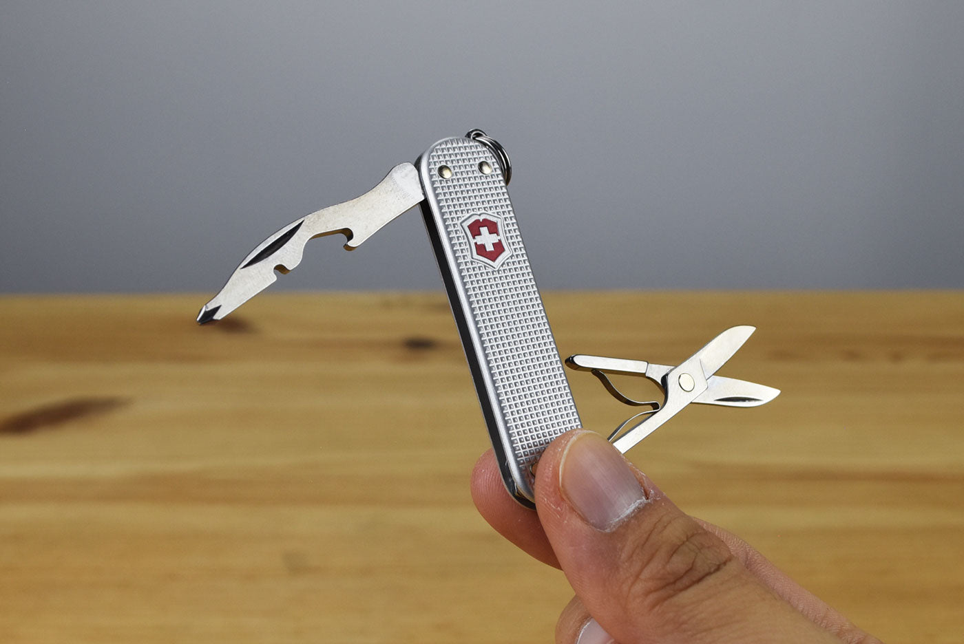 Victorinox Companion S Alox Multitool Pocket Knife 0.6261.26 (Silver)