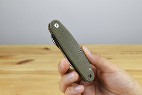 Churp Folding Knife (Olive Drab Micarta Handle)