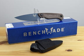 Benchmade 203BT-03 Dacian Pocket Fixed Blade (Brown Canvas Micarta Handle)