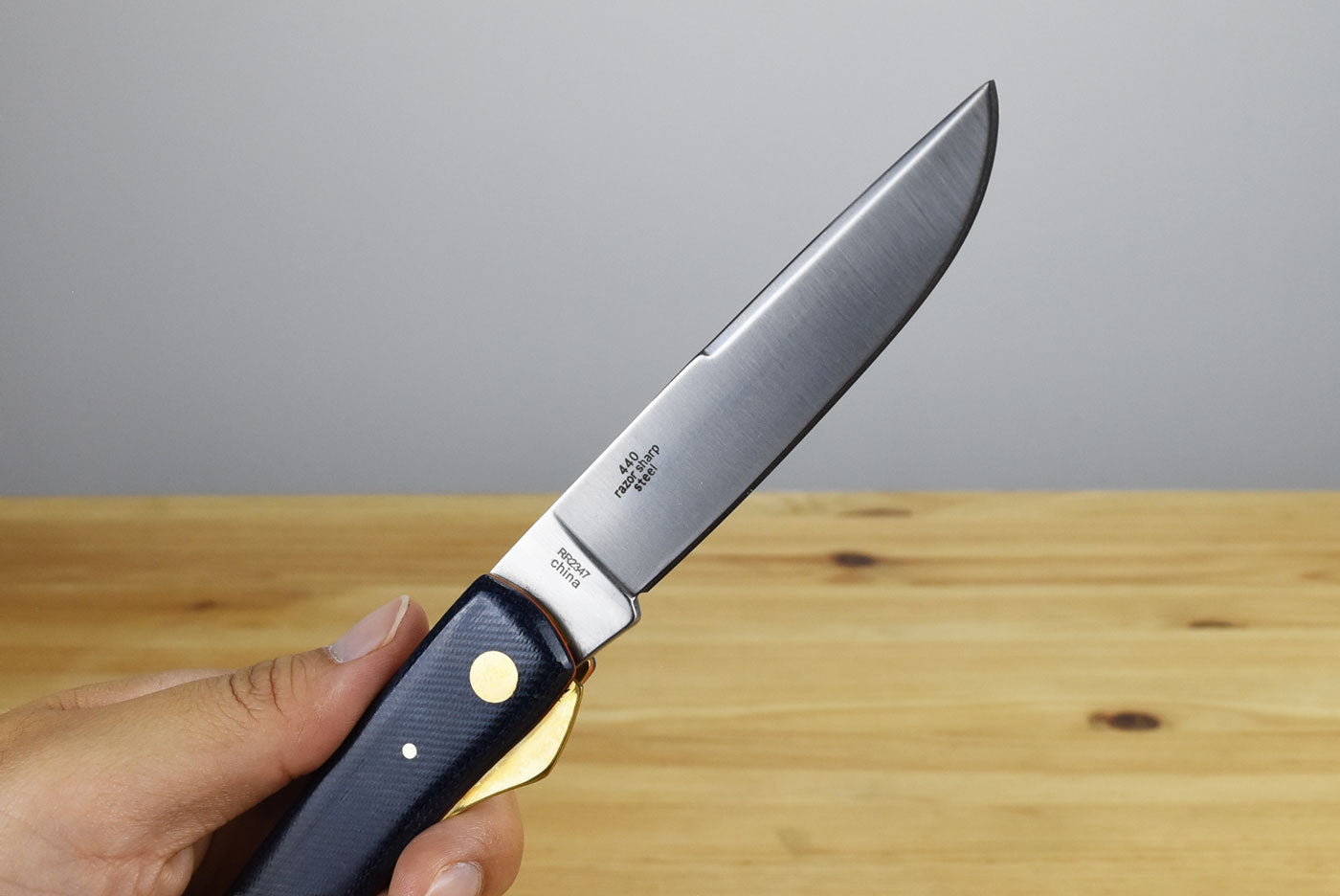 Rough Ryder 2347 Work Folder (Denim Micarta)