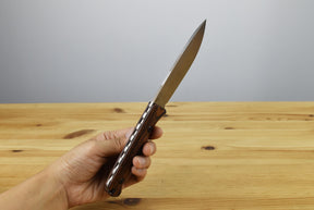 Benchmade 15002 Saddle Mountain Fixed Blade (Stabilized Wood Handle)