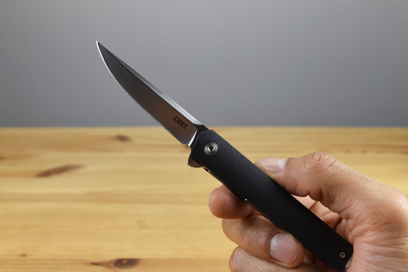 CRKT 7095KX CEO Compact Folding Knife (Black GRN Handle)