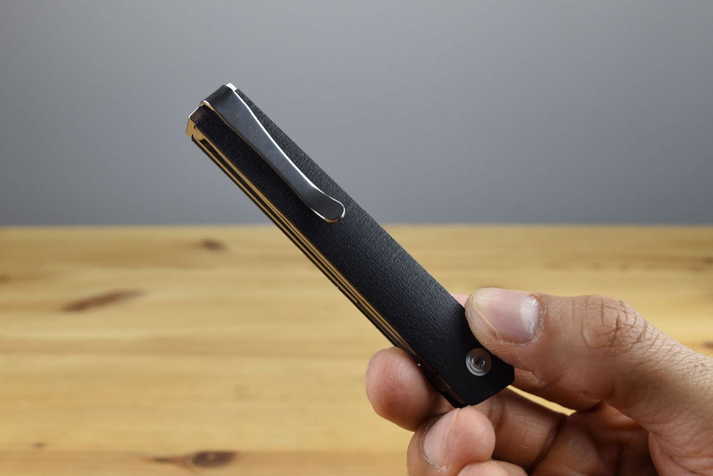 CRKT 7095KX CEO Compact Folding Knife (Black GRN Handle)