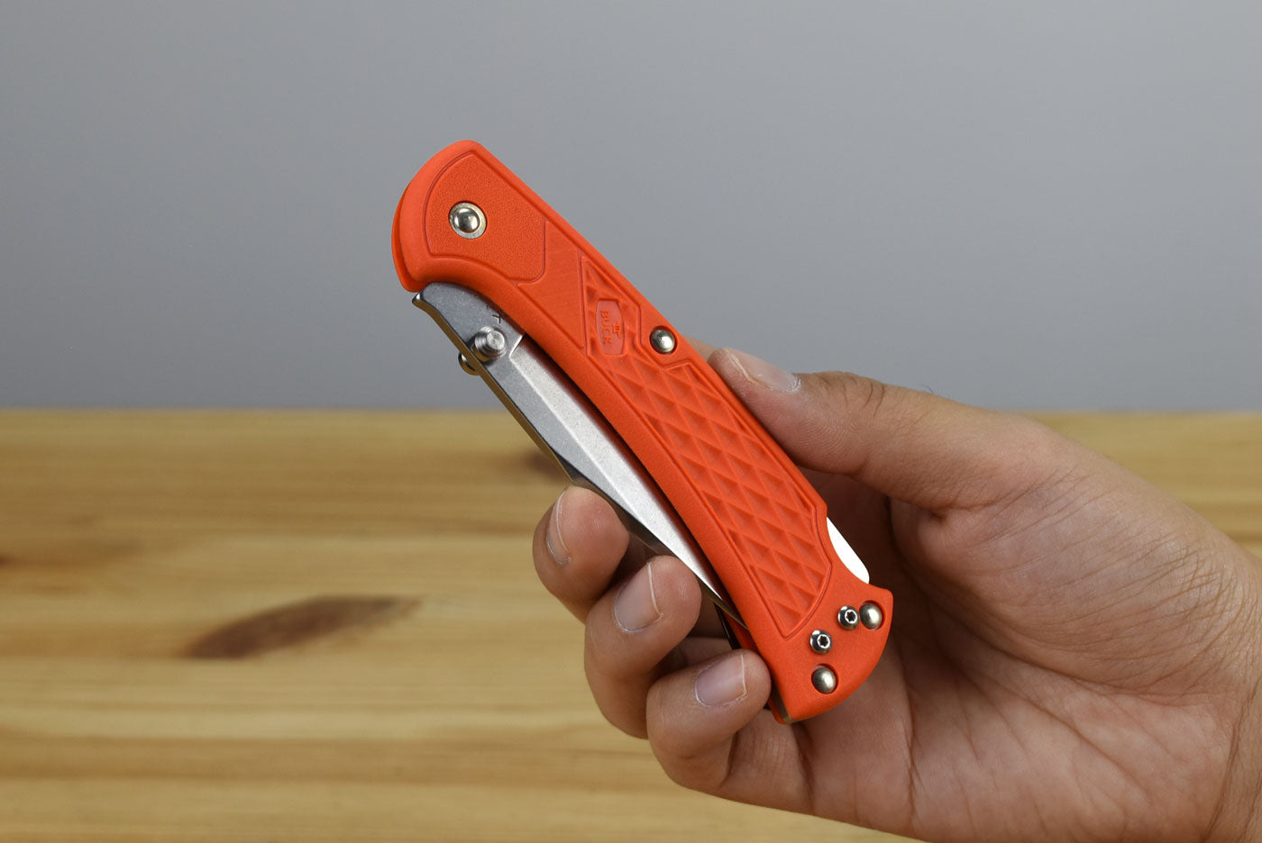 Buck 112 Slim Select Folder (Blaze Orange GFN Handle)