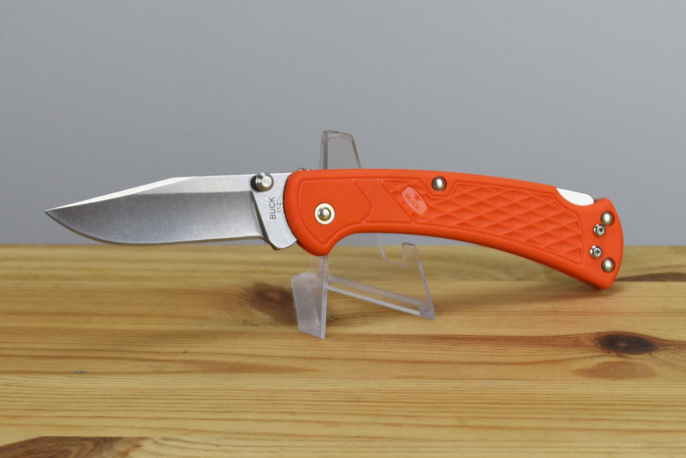 Buck 112 Slim Select Folder (Blaze Orange GFN Handle)