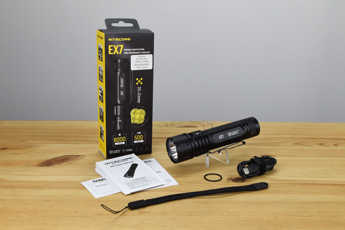 Nitecore EX7 M515S LED Flashlight (6000 Lumens)