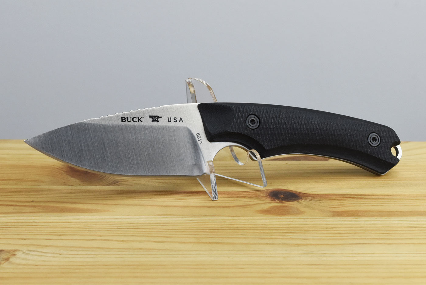 Buck 664 Alpha Hunter Elite Fixed Blade MagnaCut (Black G10)