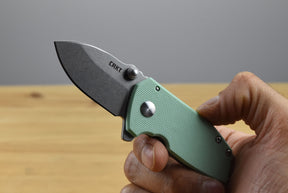 CRKT 2485B Squid Compact Folding Knife (Light Blue G10 and Stainless Steel Handle)