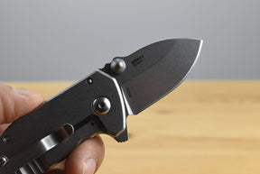 CRKT 2485B Squid Compact Folding Knife (Light Blue G10 and Stainless Steel Handle)