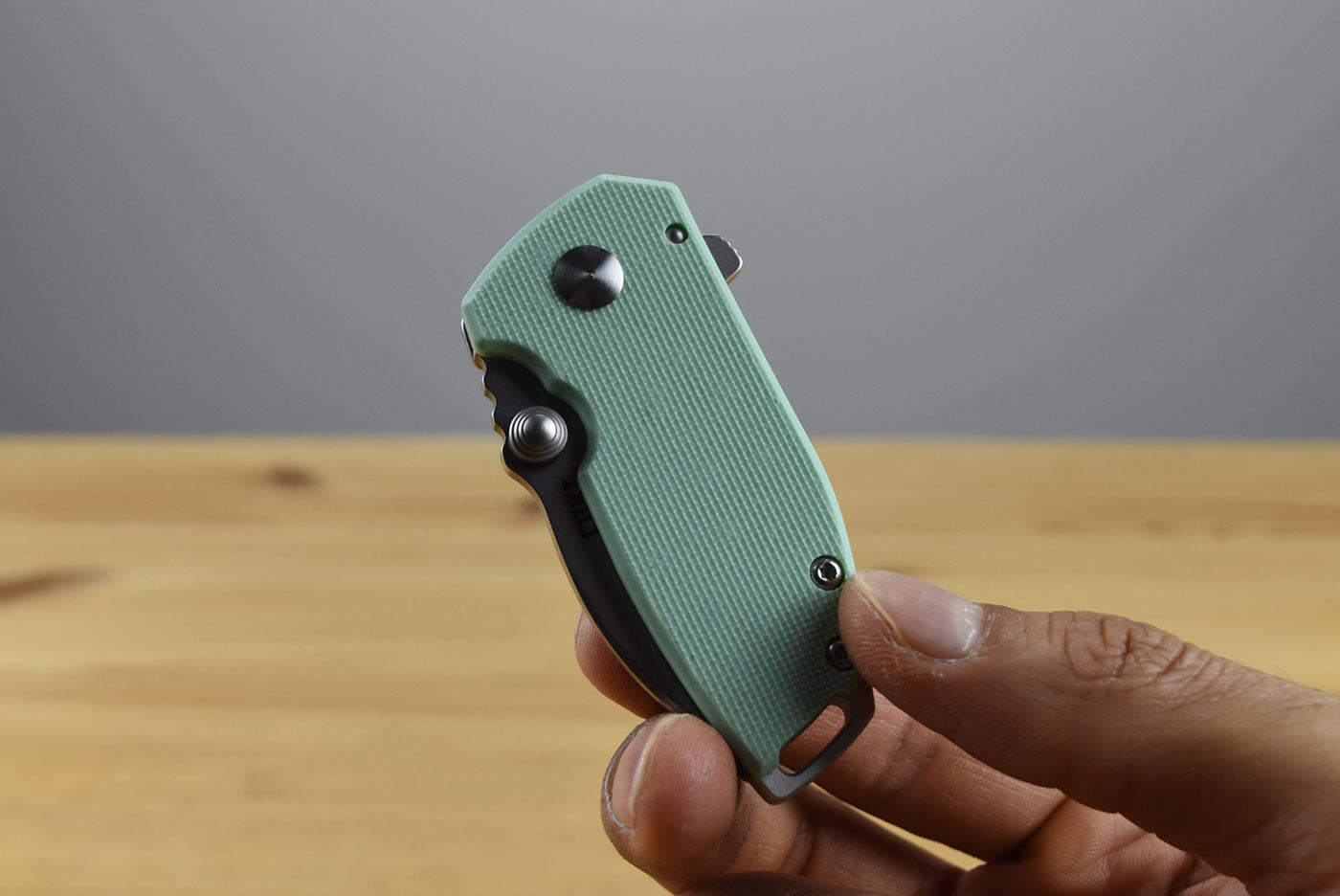 CRKT 2485B Squid Compact Folding Knife (Light Blue G10 and Stainless Steel Handle)
