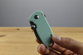 CRKT 2485B Squid Compact Folding Knife (Light Blue G10 and Stainless Steel Handle)