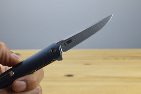 CRKT 7095 CEO Compact Folding Knife (Blue-Gray GRN Handle)