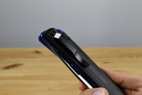 Rockstead HIGO II X-CF-ZDP (BL) Folding Knife (Carbon Fiber Handle)