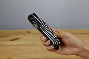 Rockstead HIGO II TI-ZDP (S) Folding Knife (Shiny DLC Titanium Handle)
