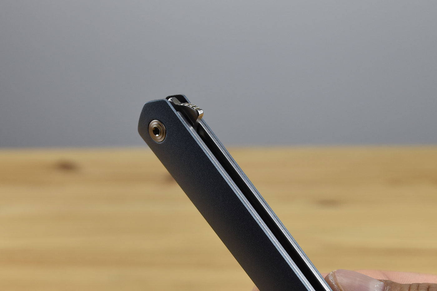 CRKT 7095 CEO Compact Folding Knife (Blue-Gray GRN Handle)