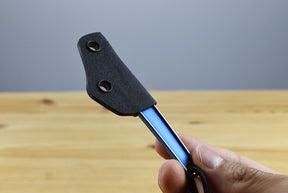 CRKT 7065 HangTi Fixed Blade (One Piece Blue Titanium Construction)