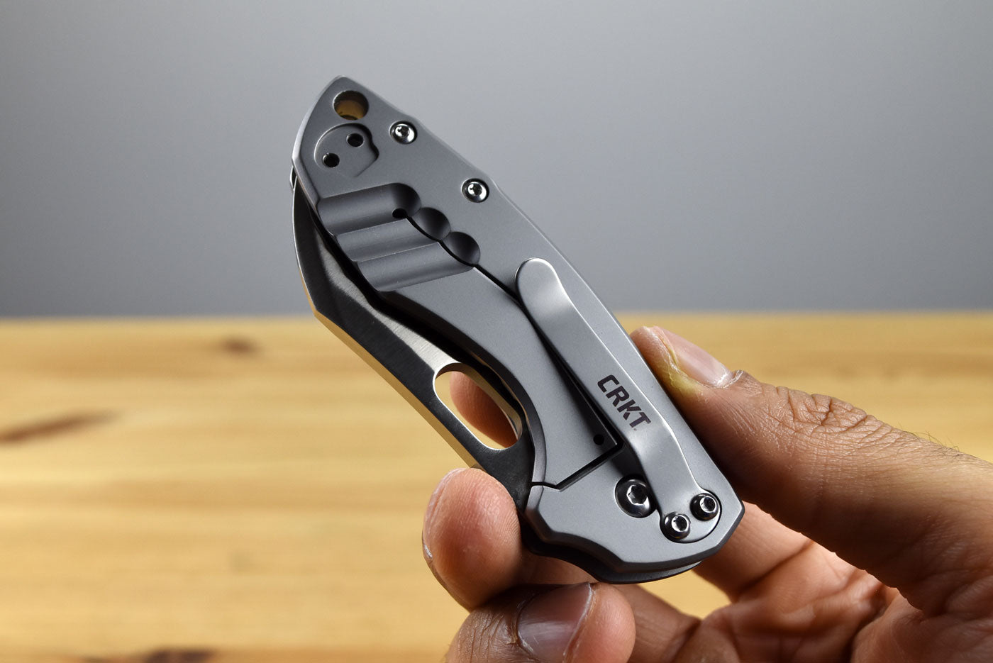 CRKT 5311 Pilar Folding Knife (Stainless Steel Handle)