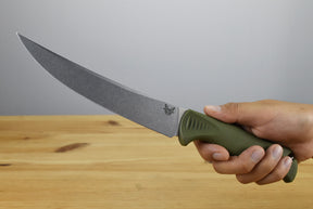 Benchmade 15500-04 Meatcrafter Fixed Blade (Dark Olive Handle)