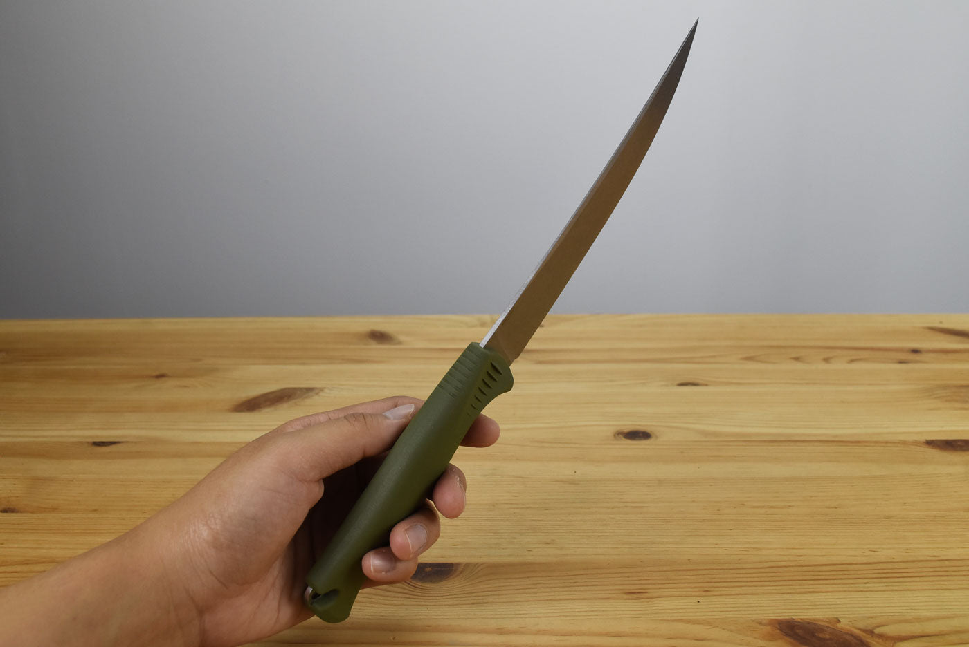 Benchmade 15500-04 Meatcrafter Fixed Blade (Dark Olive Handle)