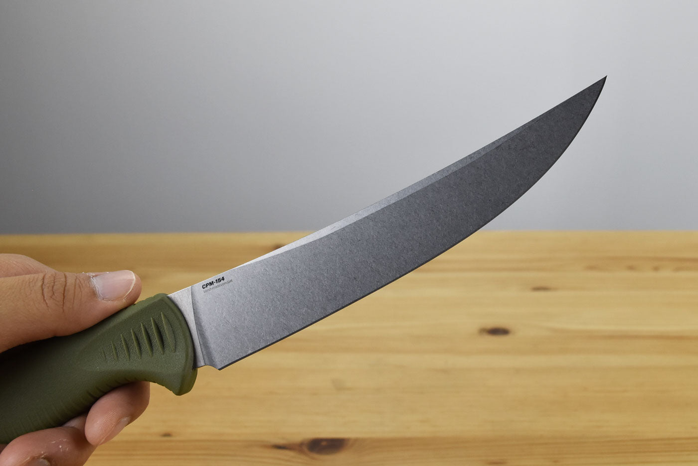 Benchmade 15500-04 Meatcrafter Fixed Blade (Dark Olive Handle)
