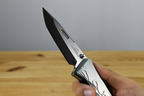 Rockstead SAI-T-ZDP Folding Knife (DLC-Prism Coated Titanium Handle)