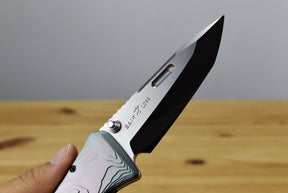 Rockstead SAI-T-ZDP Folding Knife (DLC-Prism Coated Titanium Handle)