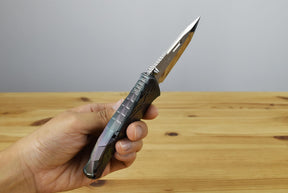 Rockstead SAI-T-ZDP Folding Knife (DLC-Prism Coated Titanium Handle)
