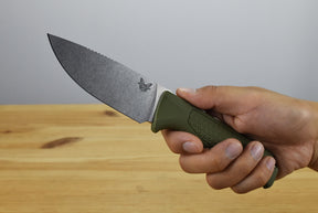 Benchmade 15006-01 Steep Country Fixed Blade (Dark Olive Handle)