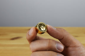 Spartan Shield Bead (Pewter)