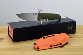 Benchmade 15006-01 Steep Country Fixed Blade (Dark Olive Handle)