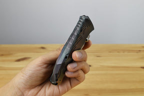 Rockstead SAI-T-ZDP Folding Knife (DLC-Prism Coated Titanium Handle)