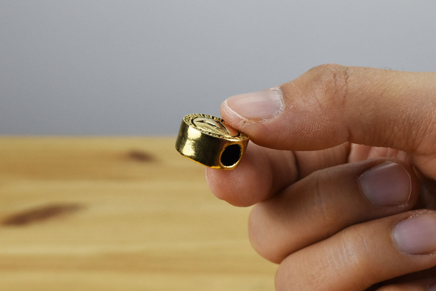 Spartan Shield Bead (Pewter)