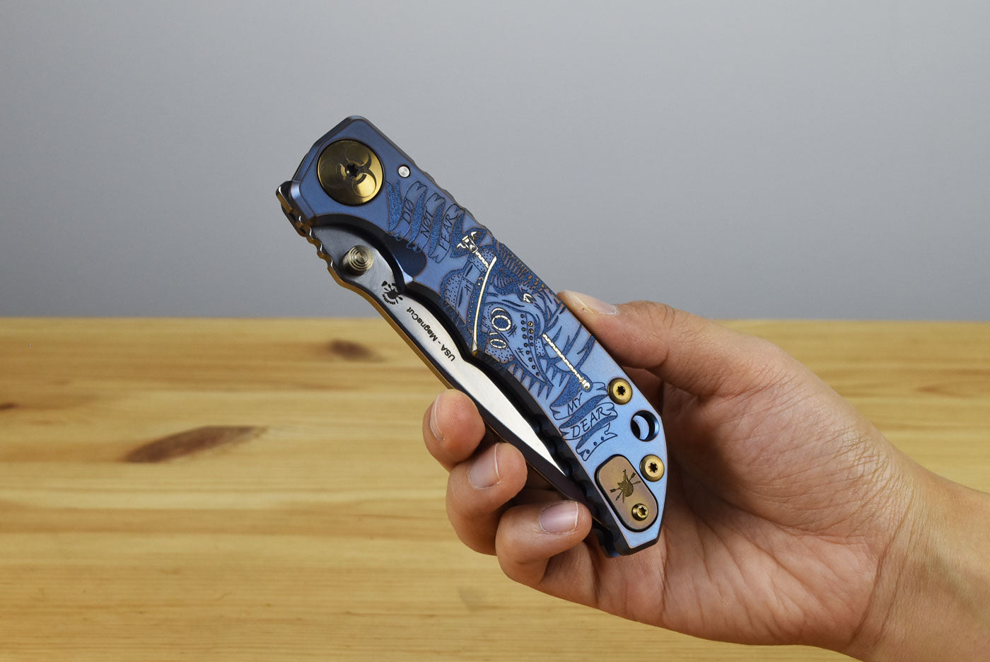 Spartan Harsey Folder (Blue Plague Doctor Edition)