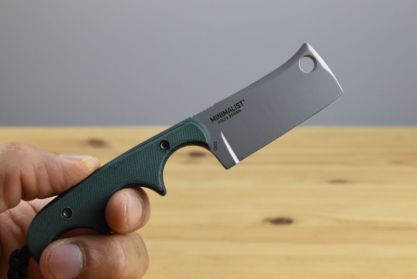 CRKT 2383 Folts Minimalist Cleaver Fixed Blade (Resin Infused Fiber Handle)