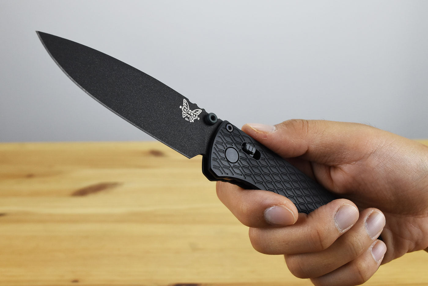 Benchmade 534BK Bugout® Vapyr Folding Knife (Black Aluminum Handle)