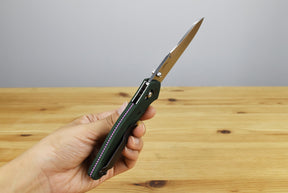 Benchmade 940 Osborne Folding Knife (Green Aluminum Handle)