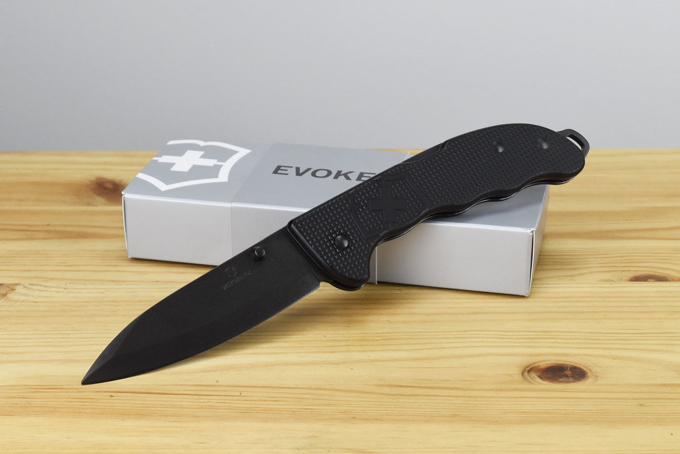 Victorinox Evoke BS Alox Black Back Lock Folding Knife 0.9415.DS23