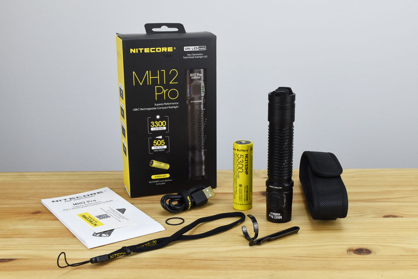 Nitecore MH12 Pro Rechargeable Flashlight (3300 Lumens)