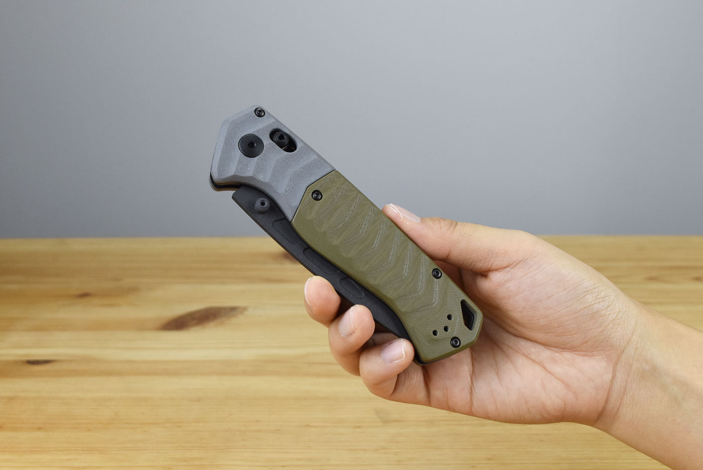 Benchmade 593BK PSK Folding Knife (Milled OD Green G10 Handle)