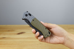 Benchmade 593BK PSK Folding Knife (Milled OD Green G10 Handle)