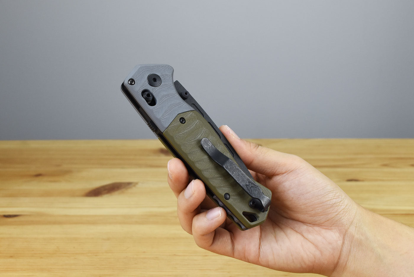 Benchmade 593BK PSK Folding Knife (Milled OD Green G10 Handle)