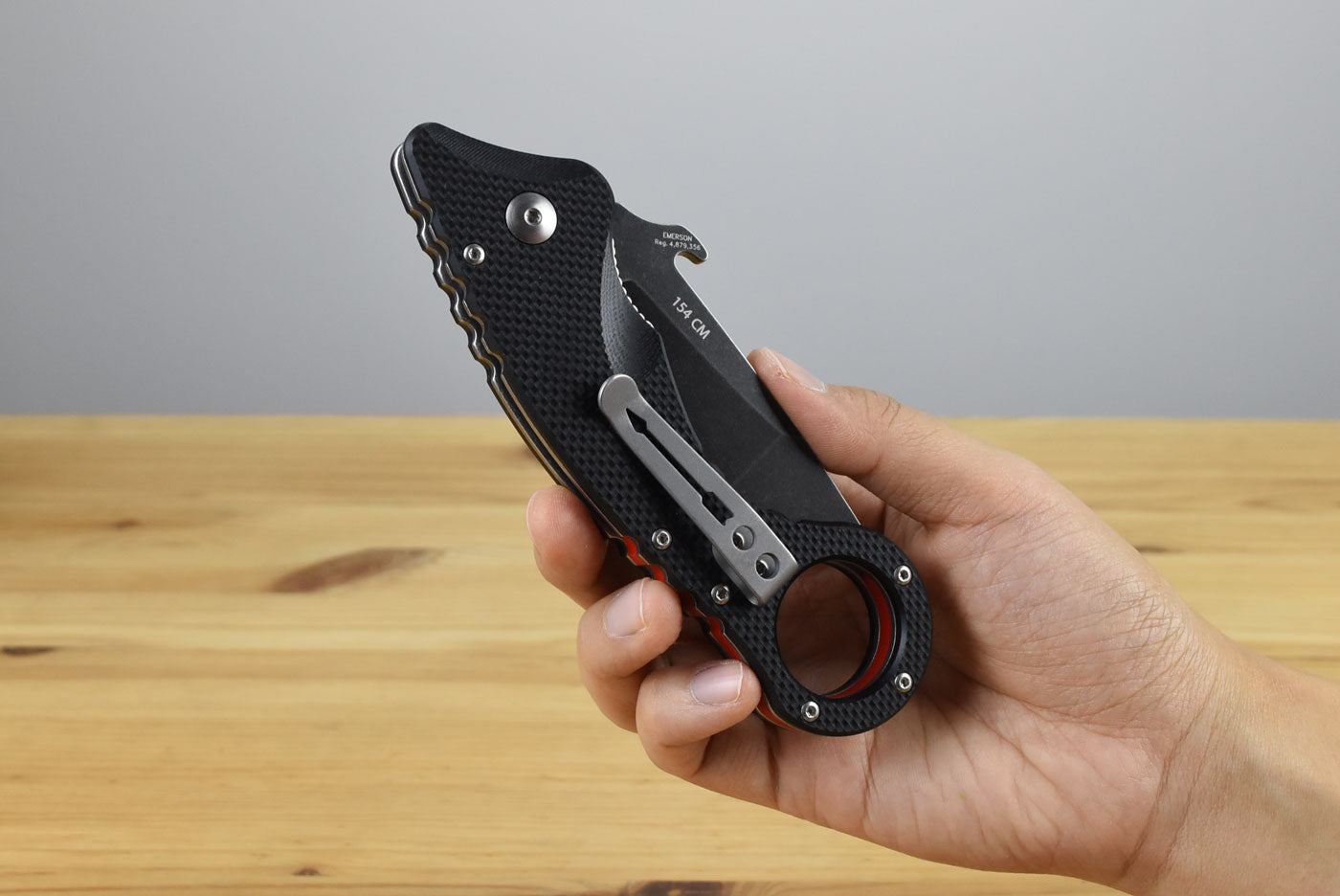 Spartan Ronin Shoto Folder (Textured Black G10 Handle)