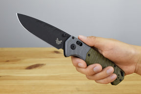 Benchmade 593BK PSK Folding Knife (Milled OD Green G10 Handle)