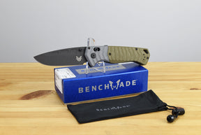 Benchmade 593BK PSK Folding Knife (Milled OD Green G10 Handle)