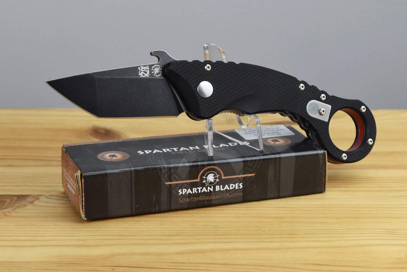 Spartan Ronin Shoto Folder (Textured Black G10 Handle)