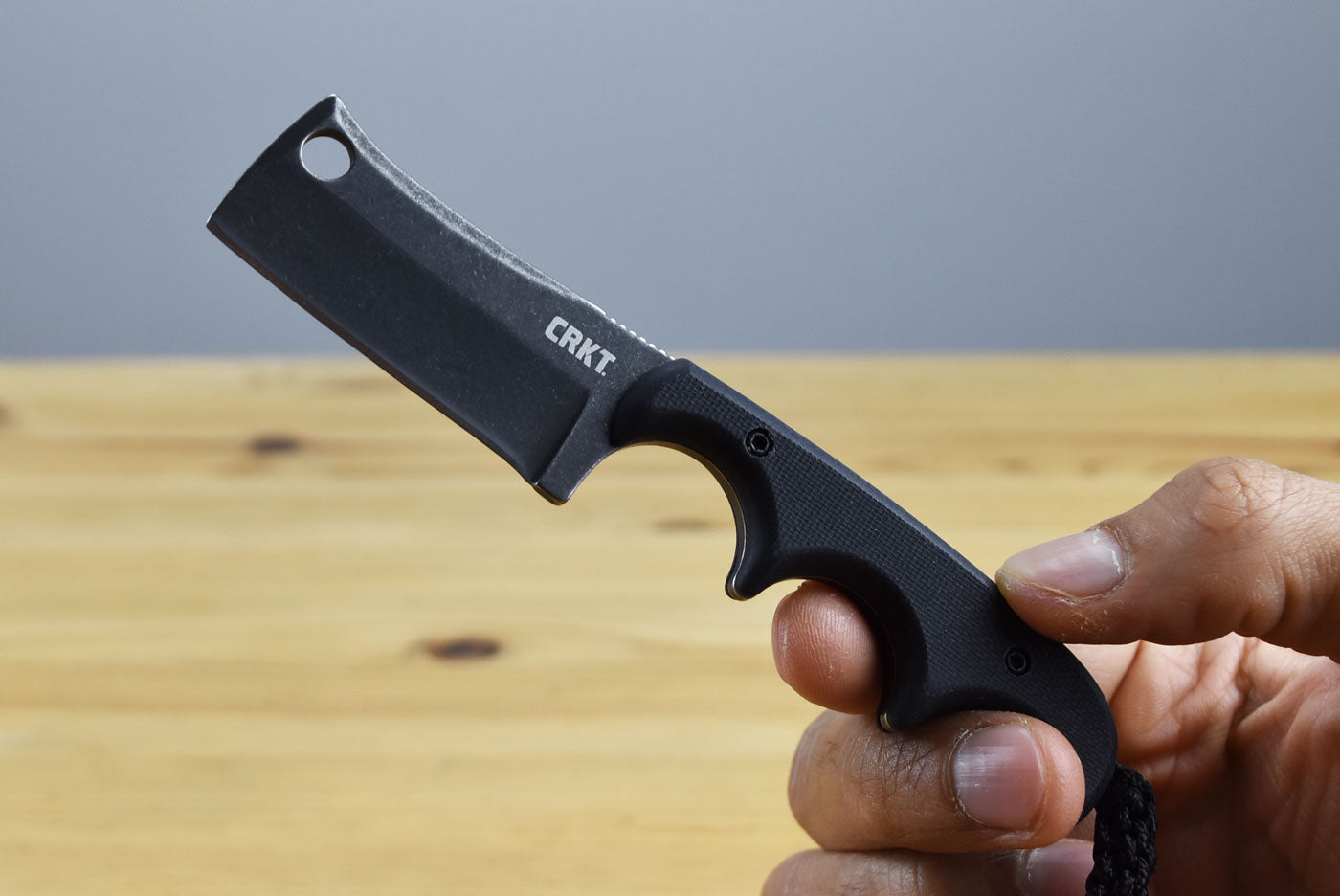 CRKT 2383K Folts Minimalist Cleaver Fixed Blade (Black G10 Handle)