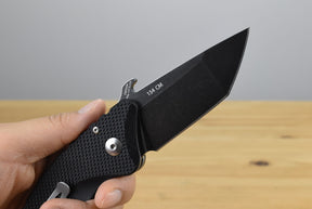 Spartan Ronin Shoto Folder (Textured Black G10 Handle)