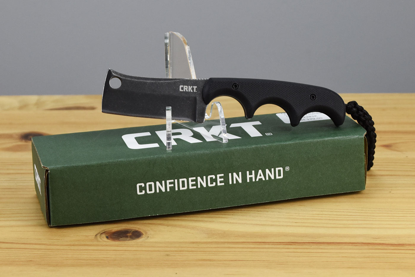 CRKT 2383K Folts Minimalist Cleaver Fixed Blade (Black G10 Handle)