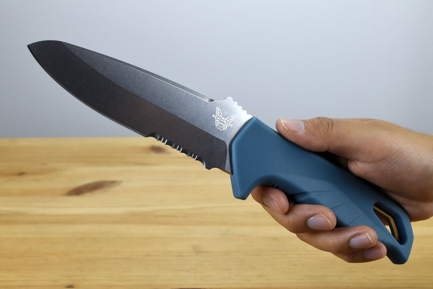 Benchmade 18040S Undercurrent Fixed Blade (Depth Blue Handle)