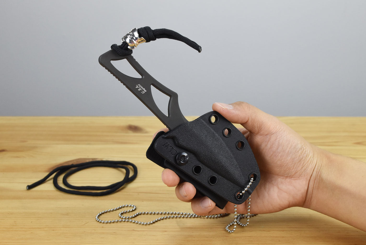 Spartan Enyo Fixed Blade Magnacut (Stainless Steel Handle)